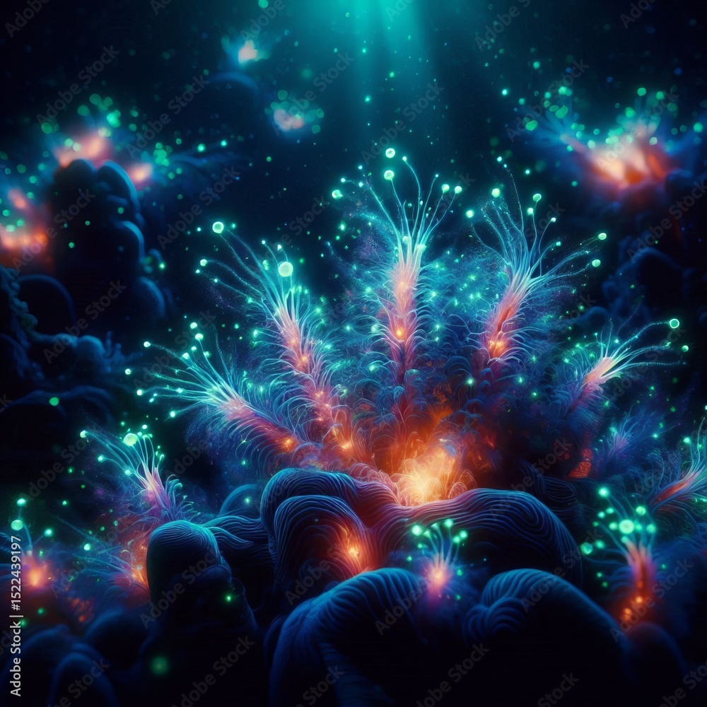 Fototapeta premium Pulsing Bioluminescence (2)