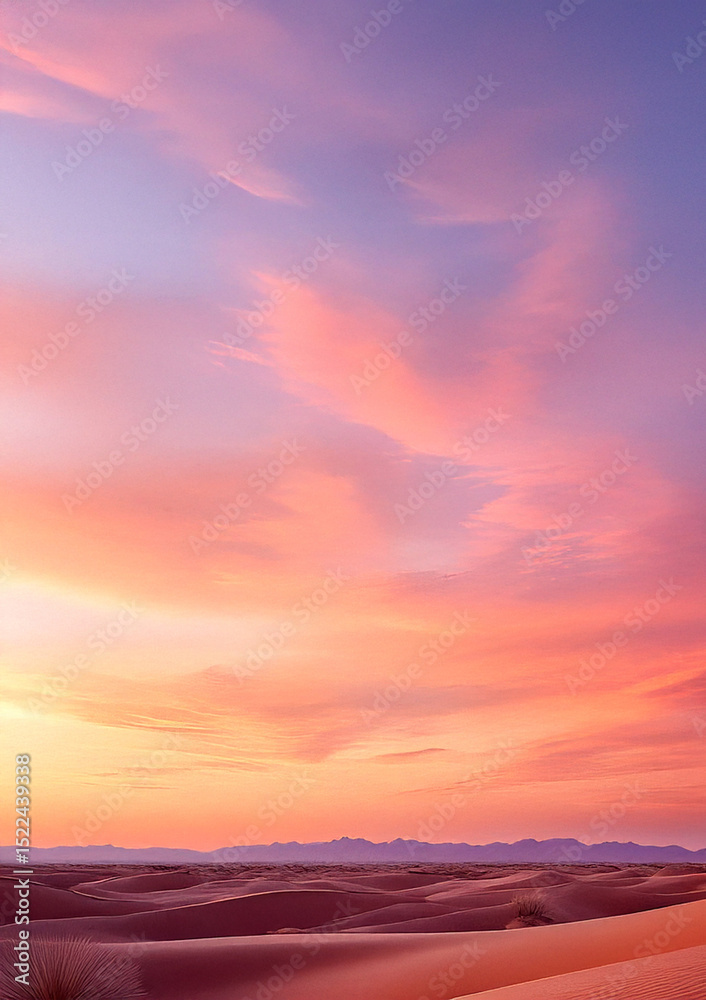 Obraz premium sunset in the desert