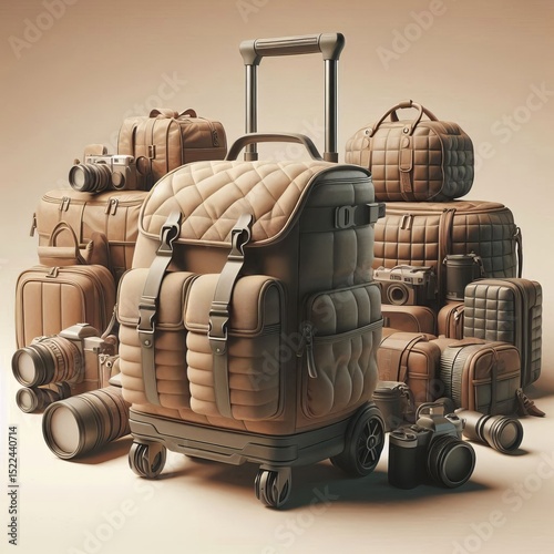 Softside Rolling Tote Versatile bag with wheels and telescopic h