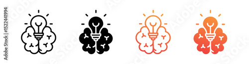 Innovation Multi Style Icon Set Vector 