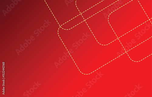 Red gradient minimal lines covers design. geometric background. vector illustration. Vector Illustration