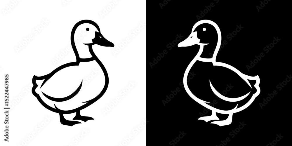 Obraz premium duck logo