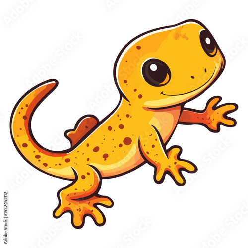 salamander, reptile, vector, transparent background, creature, animal, nature, amphibian, newt, small, isolated, cute, Salamandridae
