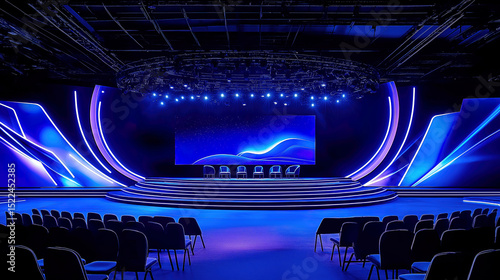 Modern Conference Hall Stage Design