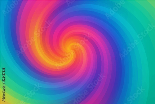 Abstract Colorful Gradient Swirls Background.