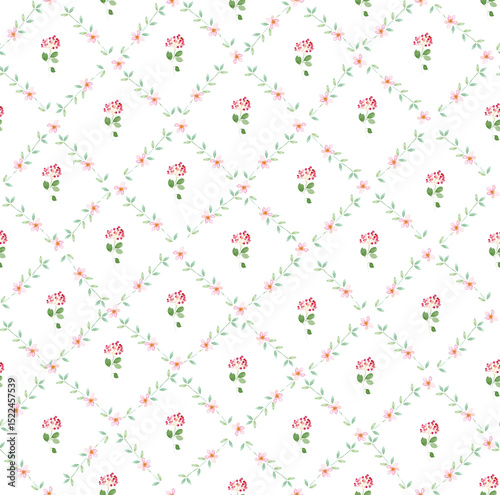 seamless pattern with flowers