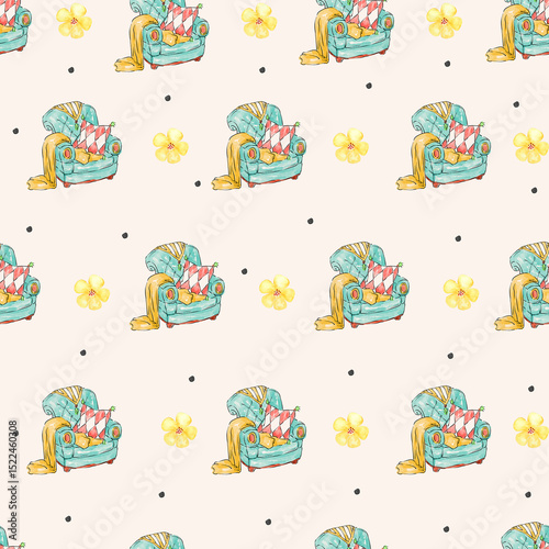 seamless pattern with toys