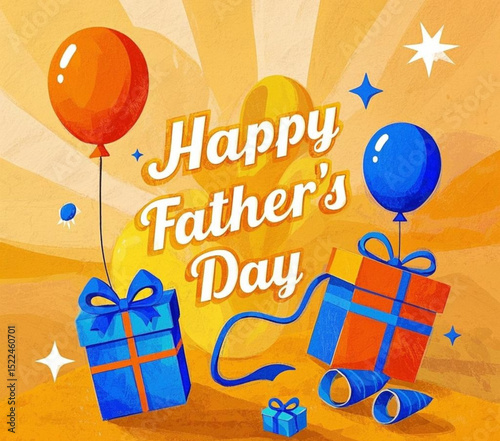 happy father days vector 