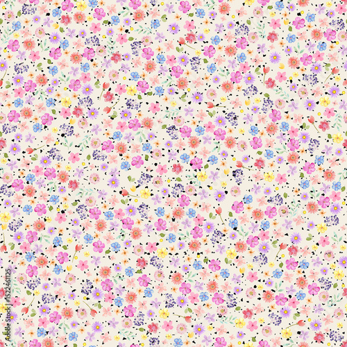seamless pattern with flowers