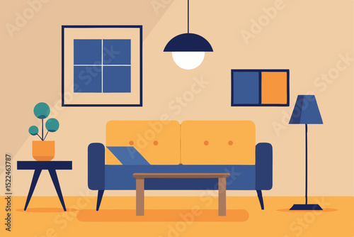 Modern Living Room Interior Design Cozy and Stylish Space