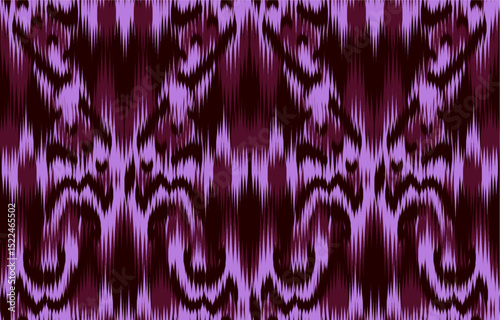Design ikat pattern abstract geometric ikat ethnic, folk pattern Aztec style, Gyp sy, Mexican, Indian, Scandinavian, design ikat for background, wallpaper, carpet, wrapping, fabric, textile fashion. 