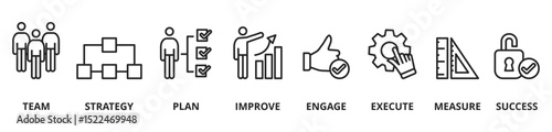 Change Management is a collective term for all approaches to prepare, support, and help individuals, teams, and organizations in making organizational change - Vector Illustration Concept