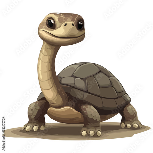 snake-necked turtle, reptile, vector, transparent background, creature, chelidae, turtle, animal, tortoise, cute, shell, nature, wildlife, isolated, amphibian