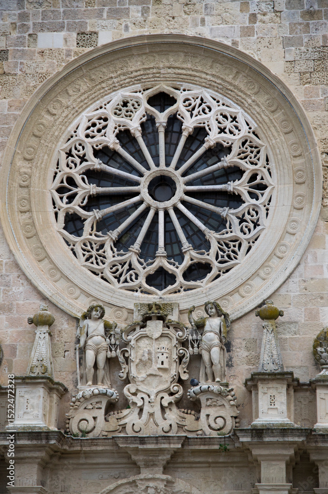 Obraz premium Otranto Cathedral Rose window