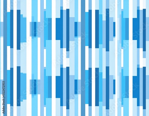 Blue Vertical Stripes Pattern