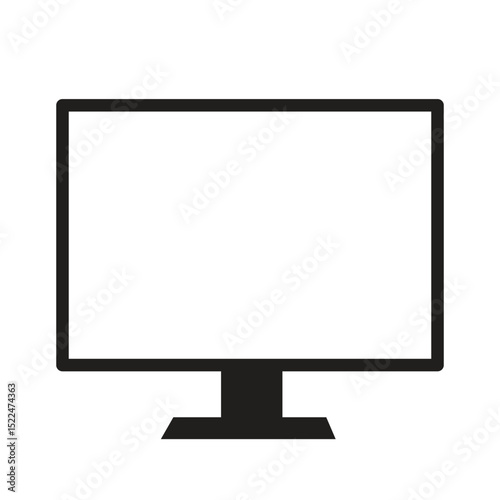 Vector and computer illustration. technology icon. white background