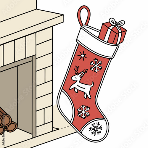 Christmas Stocking Clipart
