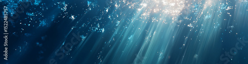 Ocean Surface Aerial View with Soft Blue Green Transitions