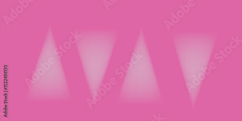 Light Pink vector background with triangles, circles. Glitter abstract illustration with spheres, triangular lines. Pattern for websites.