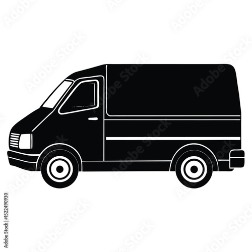 truck isolated on white