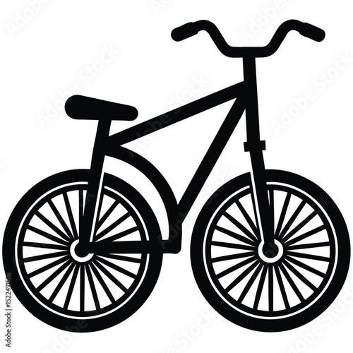 bicycle isolated on white