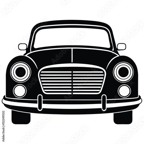 retro car vector