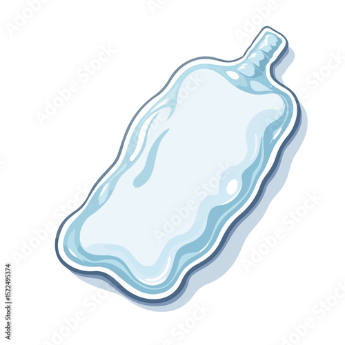 Reusable ice gel pack for pain relief. Flexible ice pack design for convenient cold therapy.  Ice gel pack is perfect for injury treatment, sports recovery, and physical therapy.