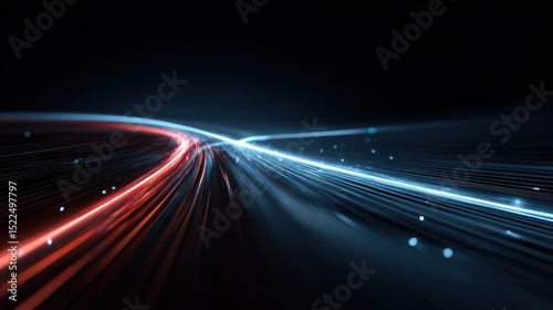 Abstract Speed Lines and Digital Trails