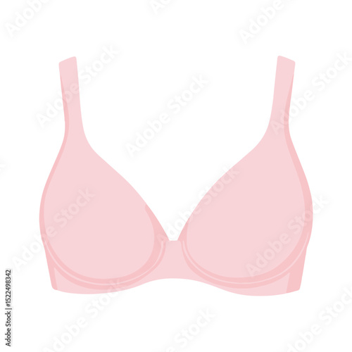 Pink wireless bra, comfortable and seamless lingerie for women.  This soft bra is perfect for everyday wear, offering ultimate support and comfort.