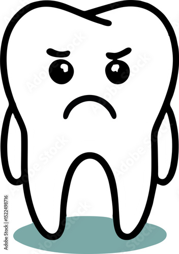 Dental care logo vector illustration with tooth, teeth and toothpaste