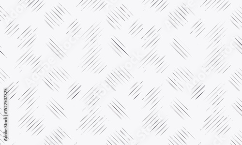 Hand-Drawn Crosshatch: Black and White Seamless Pattern