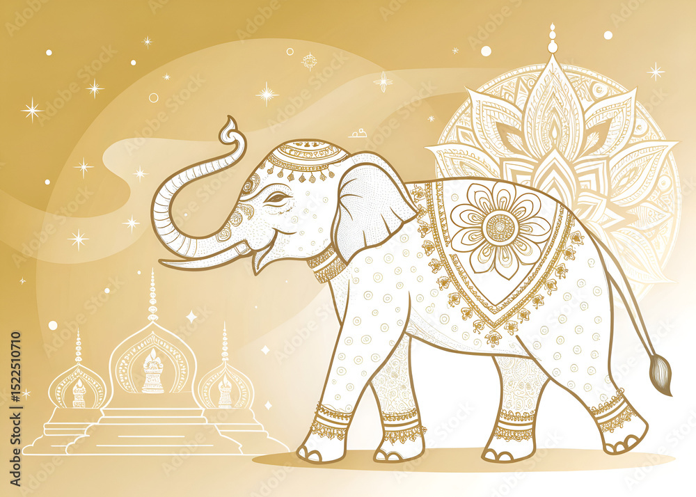 Fototapeta premium Chang Phueak Elegance