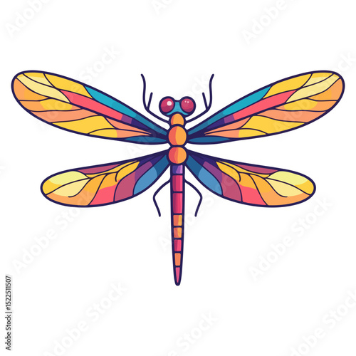 dragonfly, insect, animal, vector, transparent background, creature, anisoptera, nature, wings, isolated, natural