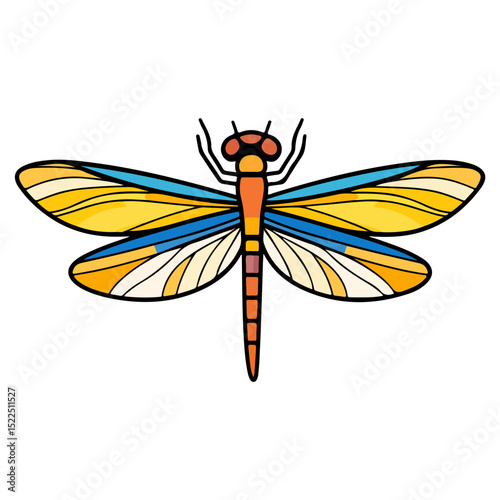 dragonfly, insect, animal, vector, transparent background, creature, anisoptera, nature, wings, isolated, natural