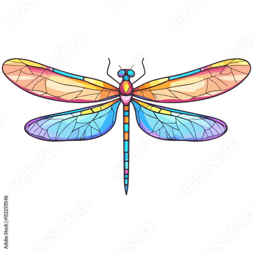 dragonfly, insect, animal, vector, transparent background, creature, anisoptera, nature, wings, isolated, natural
