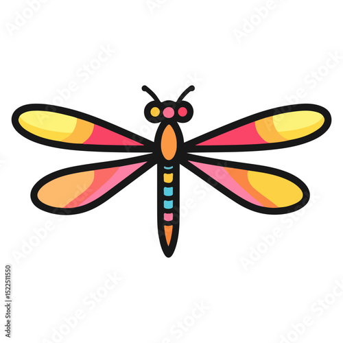 dragonfly, insect, animal, vector, transparent background, creature, anisoptera, nature, wings, isolated, natural