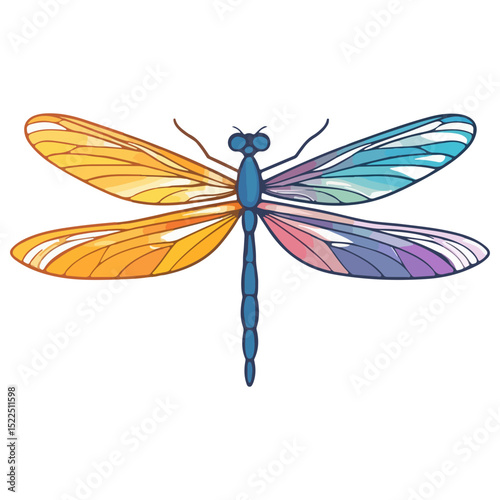 dragonfly, insect, animal, vector, transparent background, creature, anisoptera, nature, wings, isolated, natural