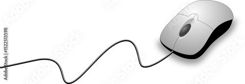black computer mouse