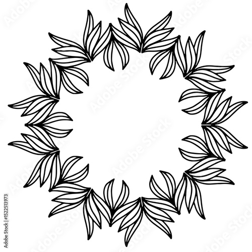Wallpaper Mural laurel wreath vector illustration Torontodigital.ca
