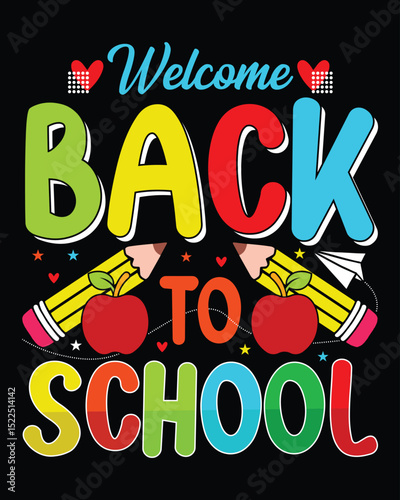 Colorful Back to School Design