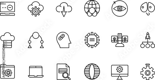 devops methodology and software development concep.eps