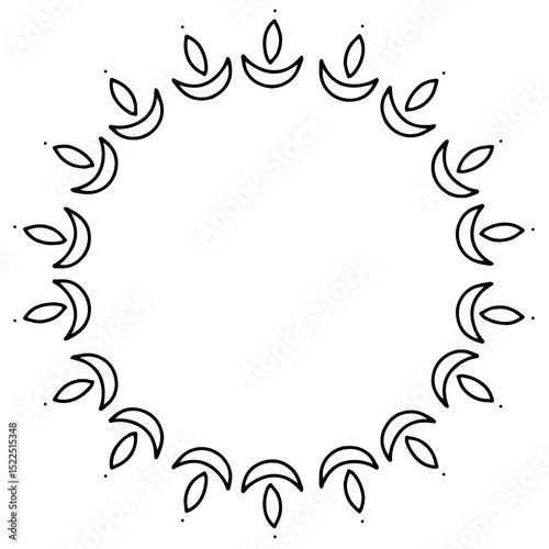 round frame for your text