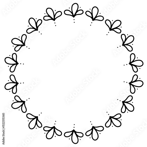 round frame for your text