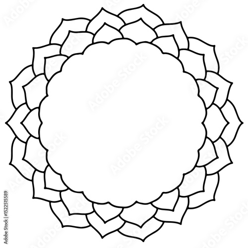 red and white circle