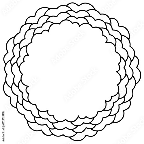 abstract circle pattern