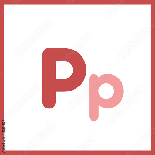 Alphabet and Letter P