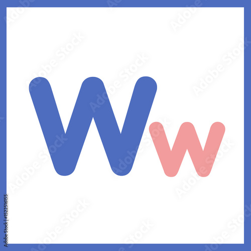 Alphabet and Letter W