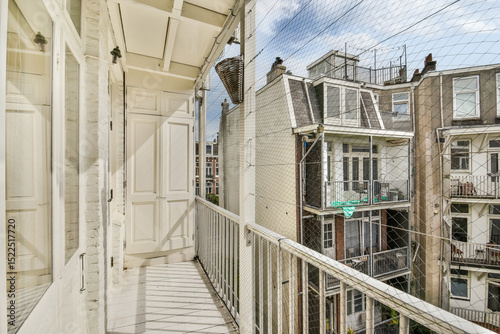 Bright Urban Balcony View