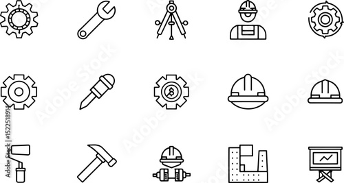 engineering icon set  working  inspector  contruct (1).eps