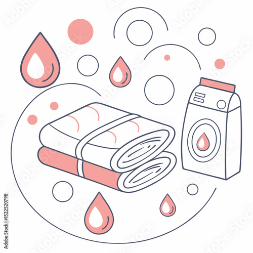 Detergent-bottle-line-icon  AI Graphic Design Files for Washing Machine, Dryer, Shirt & Laundry Services